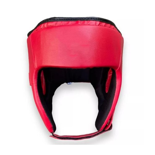 Шлем защитный для бокса, красный