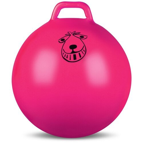 Мяч гимнастический с ручкой INDIGO IN093 Розовый 65 см