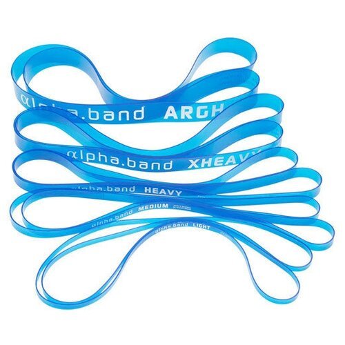 Эспандер Aerobis alpha.band 50 кг голубой