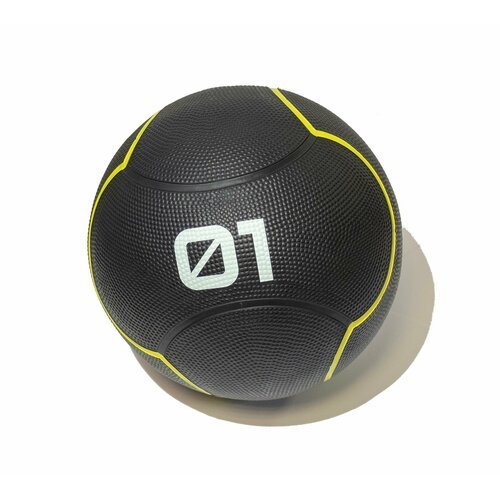 Тренировочные мячи и медболы Original FitTools Мяч тренировочный черный 1 кг Original Fittools FT-UBMB-1