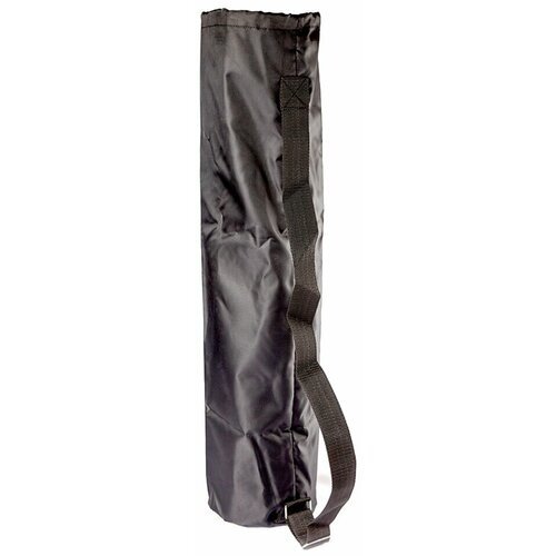 Универсальная сумка чехол для коврика для фитнеса и йоги размер 16 х 70 см (черный)