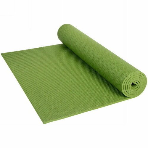 Коврик для йоги 6 мм 61х173 см «Однотонный», зеленый