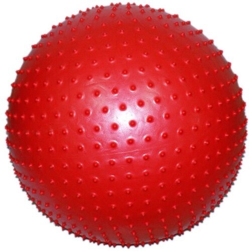 Мяч для фитнеса Anti-burst GYM BALL с массажными шипами. Диаметр 70 см: MA-70 1540 г (Красный)