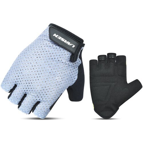 Перчатки для фитнеса Larsen 02-21 Grey/Black XL