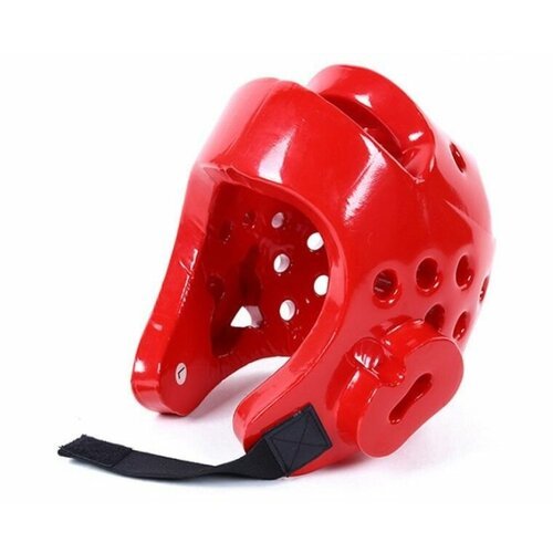 Шлем для тхеквондо/ шлем для единоборств ZTT. Размер S. Цвет: красный.
