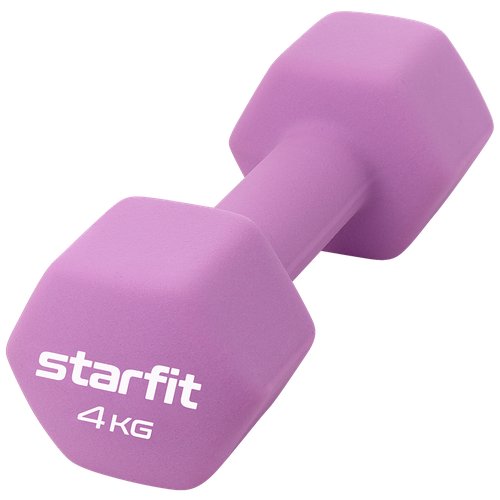 Гантель неразборная Starfit DB-201 неопрен фиолетовый