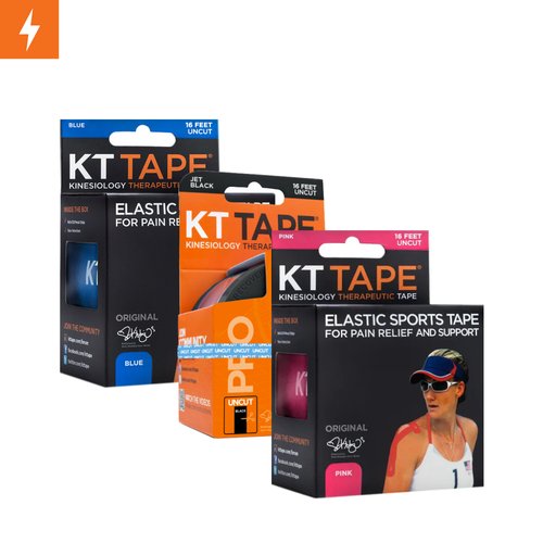 Комплект KT Tape : Original цвет Розовый, Original цвет Синий, Pro цвет Бежевый