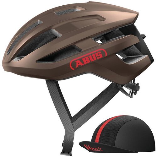 Шлем защитный ABUS, Powerdome Ace, 54-58, Metallic Copper