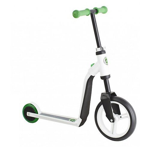 Детский 2-колесный самокат-беговел Scoot & Ride Highway Freak, белый/зеленый