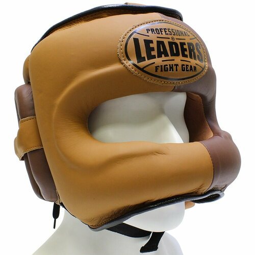 Шлем боксерский LEADERS Heritage с бампером BR-BG, L/XL