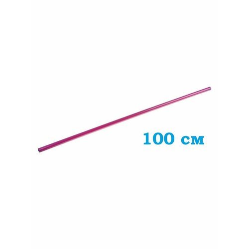 Палка гимнастическая для ЛФК пластиковая Mr.Fox, длина 100 см, фиолетовый