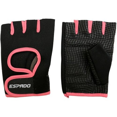 Перчатки для фитнеса ESPADO р. XS (черно-розовый) ESD001