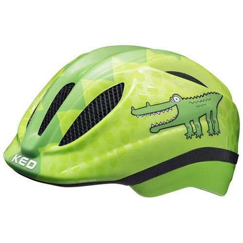 Детский велосипедный шлем KED Meggy Trend Green Croco, размер M