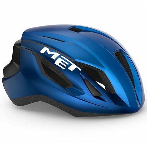 Велошлем Met Strale Road Cycling Helmet 2022 (3HM107), цвет Синий Металлик, размер шлема L (59-62 см)