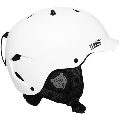 Шлем для сноуборода, горных лыж Terror snow - freedom helmet white, размер L (59-62 см)