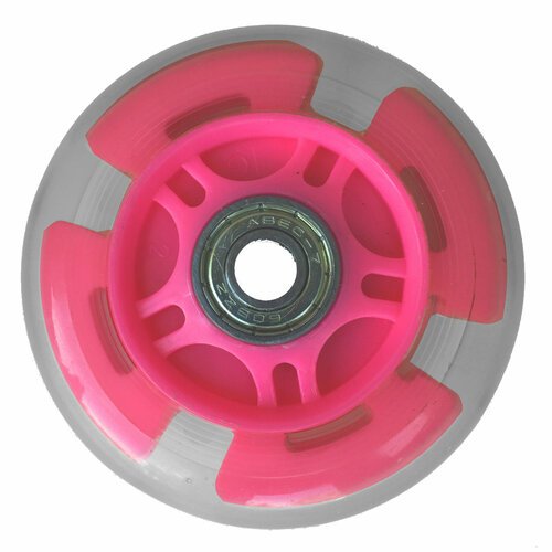 Колесо Sportsbaby Заднее светящееся колесо для детской самоката Sportsbaby 78-80 мм розовый