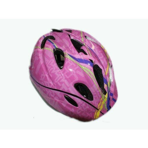 Защитный шлем для роллеров, велосипедистов. Материал: пластмасса, пенопласт. НХ-666)