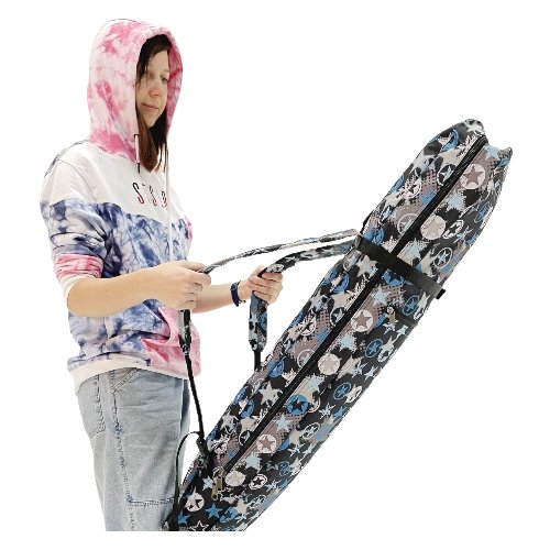 Сумка рюкзак для самоката, скейтборда и ружья ST4, 120*26*13 см, звезды