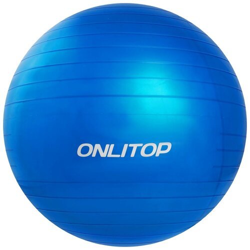 ONLYTOP Фитбол, ONLITOP, d=55 см, 600 г, цвета микс. 'Микс' - один из товаров представленных на фото, без возможности выбора.