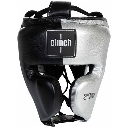 Шлем боксерский Clinch, Punch 2.0 C145, S, черный/серебристый