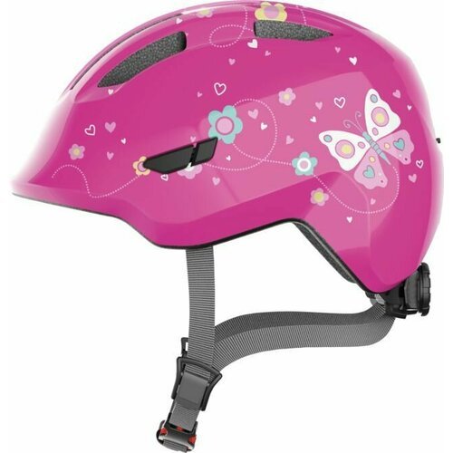 Велосипедный шлем детский Abus SMILEY 3.0 pink butterfly S 672576