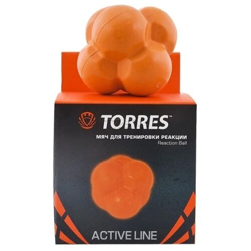 Тренажер универсальный TORRES Reaction ball оранжевый