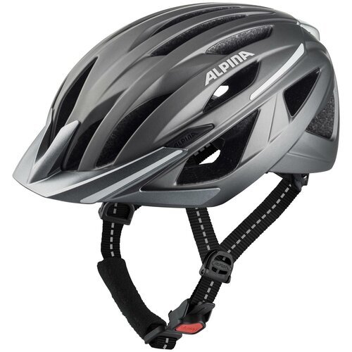 Шлем защитный ALPINA, Haga, 55, dark-silver matt