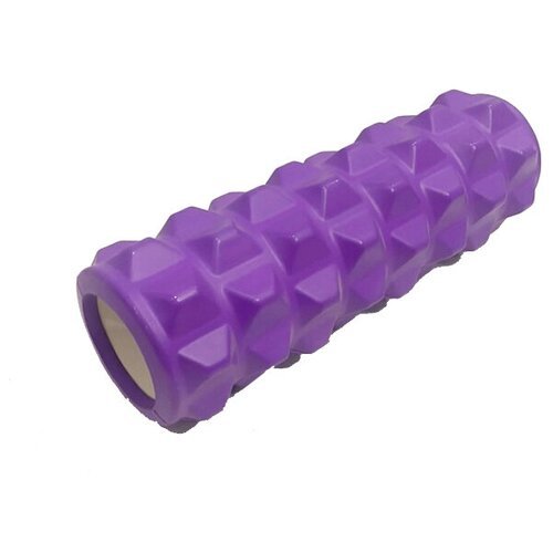 Ролик массажный для йоги Coneli Yoga Mini 33x12 см фиолетовый