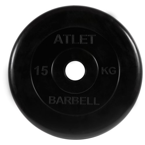 Диск MB Barbell MB-AtletB51 15 кг 1 шт. черный
