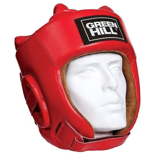 HGF-4013fs Шлем для боевого самбо FIVE STAR FIAS Approved красный - Green Hill - Красный - L