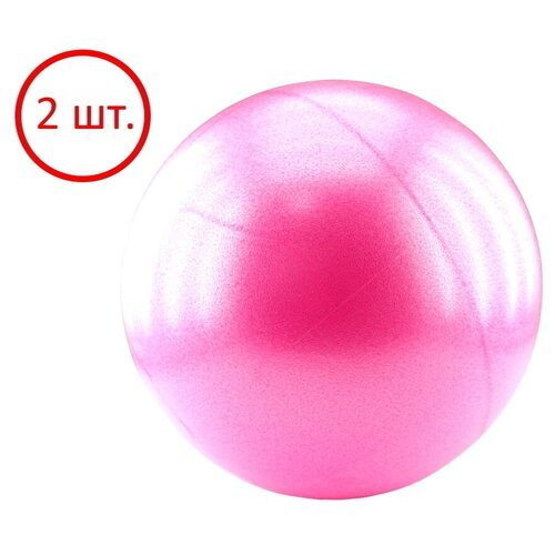 Комплект розовых глянцевых мячей для пилатеса 25 см (2 шт.) SP1986-214-2