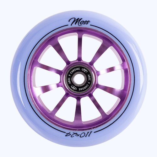 Колеса для трюкового самоката Tech Team X-Treme Moss 110*24 (2 шт) (Фиолетовый)