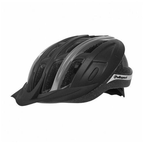 Шлем велосипедный Polisport Ride in, размер M 54/58 см, цвет black/dark grey