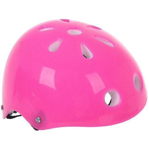 ONLYTOP Шлем защитный OT-S507 детский, обхват 55 см, цвет розовый