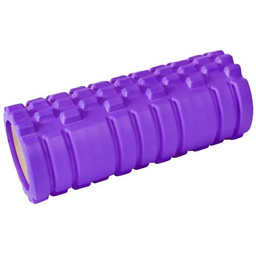 Ролик массажный для йоги CLIFF 33*14см, фиолетовый