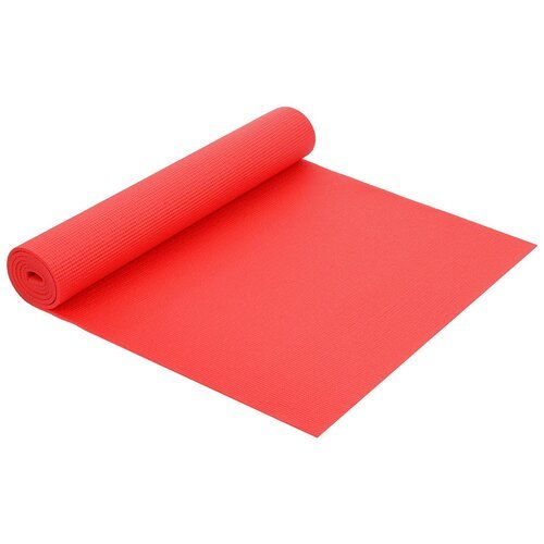 Коврик Sangh Yoga mat, 173х61 см красный 0.6 см