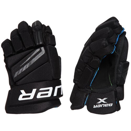 Перчатки хоккейные BAUER X S21 JR 1058654 (11 / черный-белый)