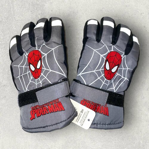 Перчатки детские Человек паук / непромокаемые / для мальчика /Варежки Человек Паук/Перчатки Марвел
