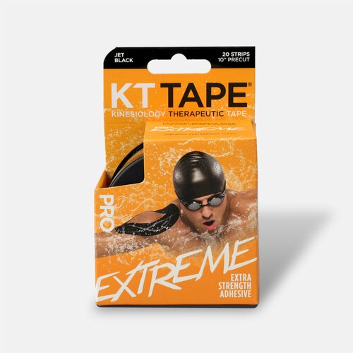 Кинезиотейп KT Tape PRO Extreme, Синтетическая основа,20 полосок 25х5см преднарезанный цвет Titan Tan
