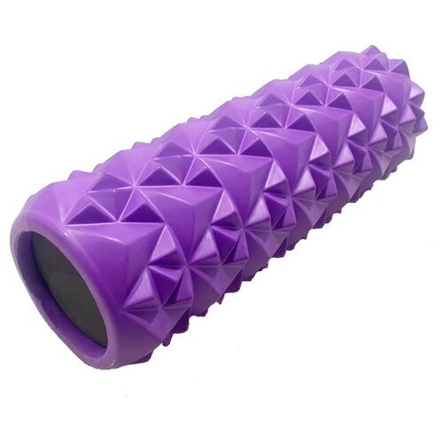 Ролик массажный для йоги Coneli Yoga 3312 33x12 см фиолетовый