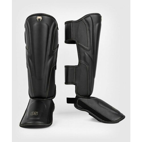 Шингарды, защитные щитки на голень, ноги, для единоборств, тайского бокса Venum Impact Evo - Black (XL)