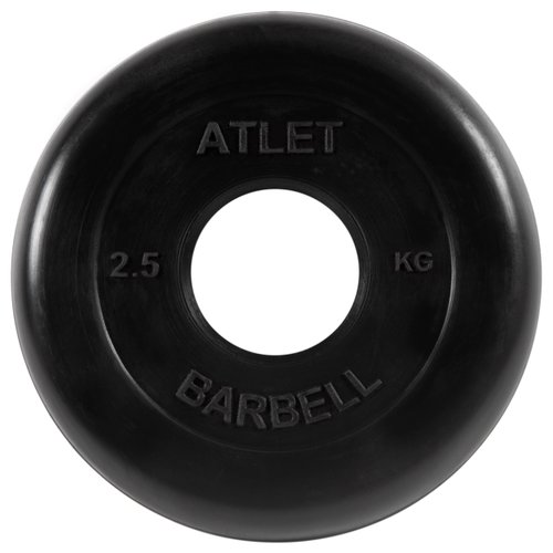 Диск MB Barbell MB-AtletB51 2.5 кг 1 шт. черный