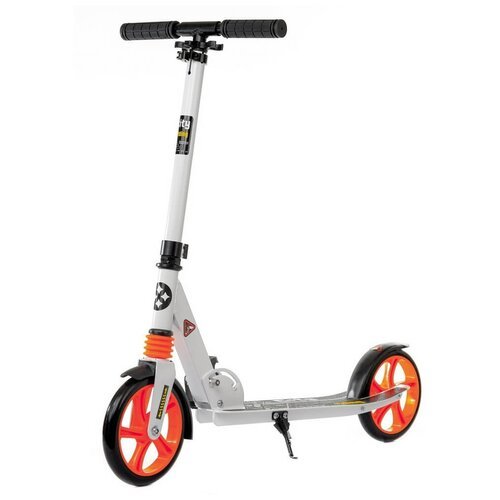Детский 2-колесный городской самокат Urban Scooter City Riding 200, белый/оранжевый
