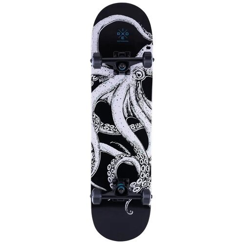 Скейтборд Ridex Octopus 31.65', 31.65x8, белый/черный