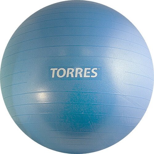 Мяч гимнастический TORRES AL121155BL, диаметр 55см, голубой