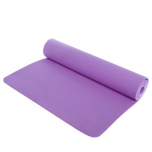 Коврик для йоги 6 мм 173х61 см 'Умиротворение' EVA, фиолетовый