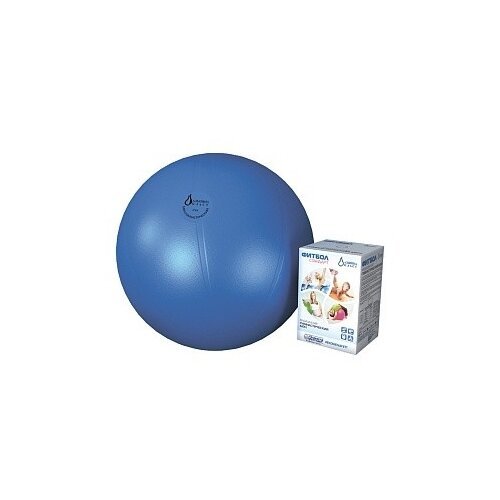 Мяч гимнастический 'Фитбол стандарт', 45 см, голубой