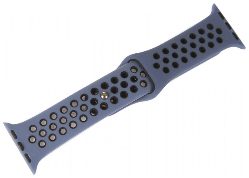 Ремешок для смарт-часов mObility для Apple watch - 42-44 mm, mObility, синий, Дизайн 1 УТ000018904