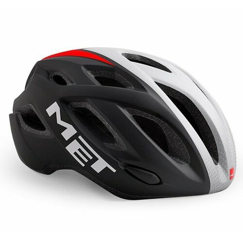 Велошлем Met Idolo Helmet (3HM108), цвет Чёрный/Белый, размер шлема M (52-59 см)
