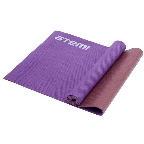 Коврик для йоги ATEMI AYM01DB, 172.7х61х0.6 см фиолетовый 1.6 кг 0.6 см